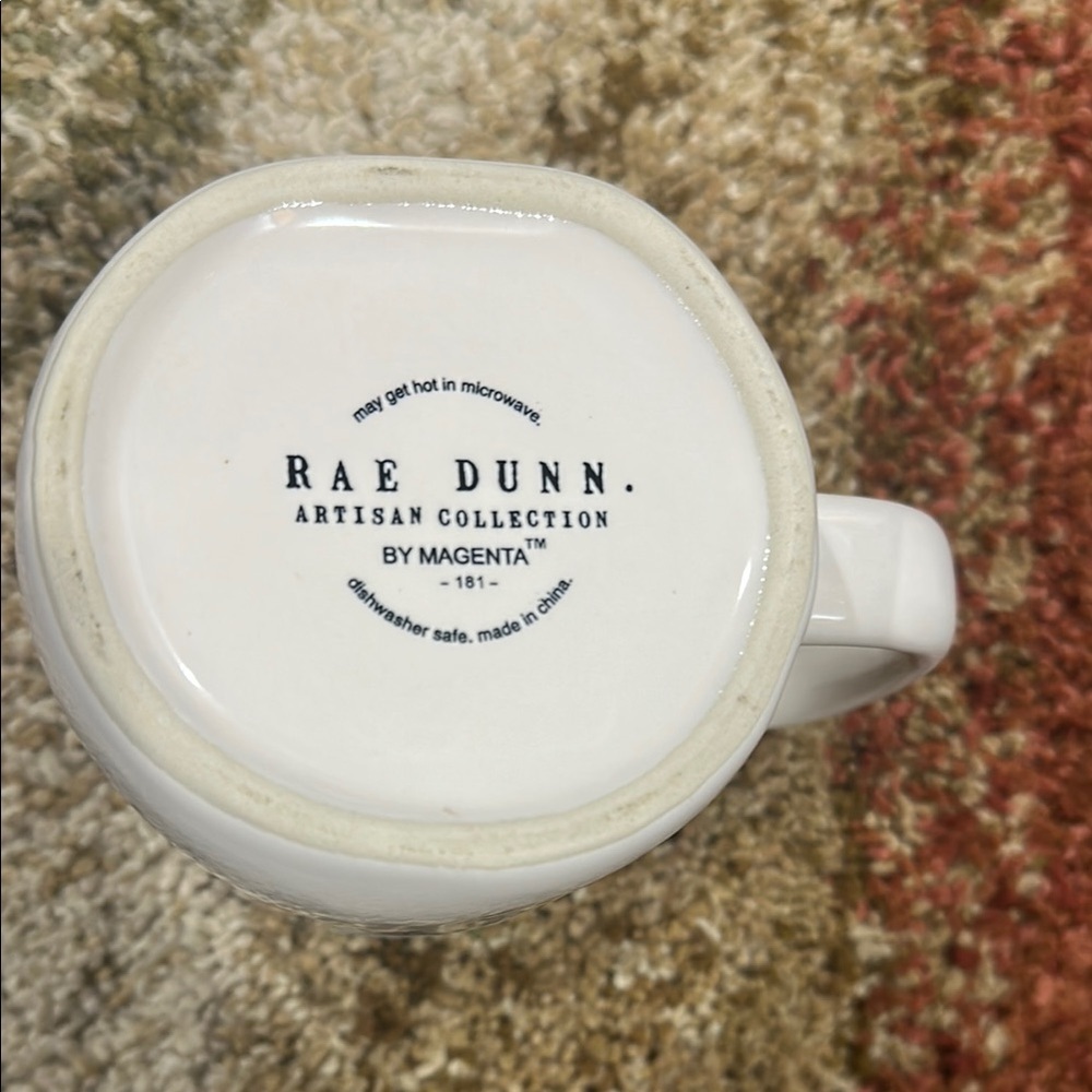 Rae Dunn White Ceramic Mug with Dog Design - Picture 6 of 6
